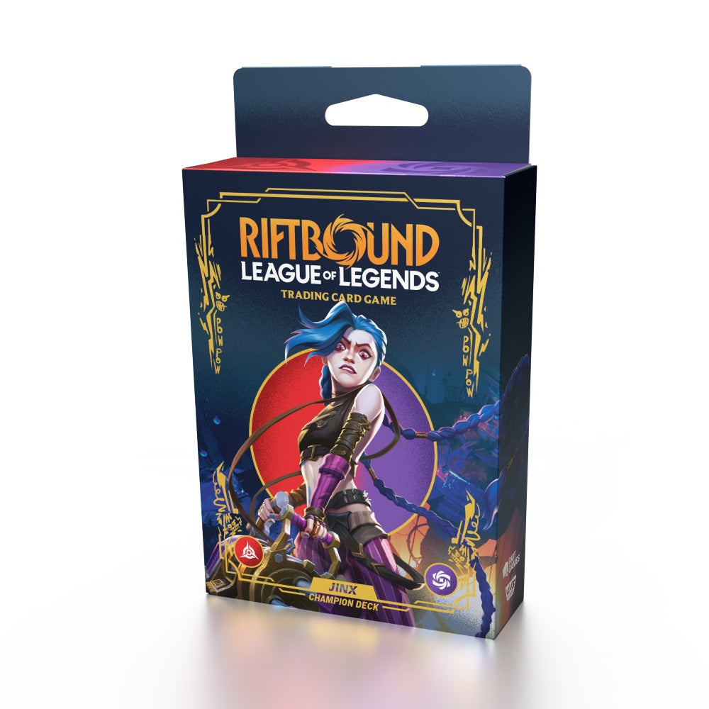 Riftbound: Origins – Jinx Champion Deck – one retail deck product