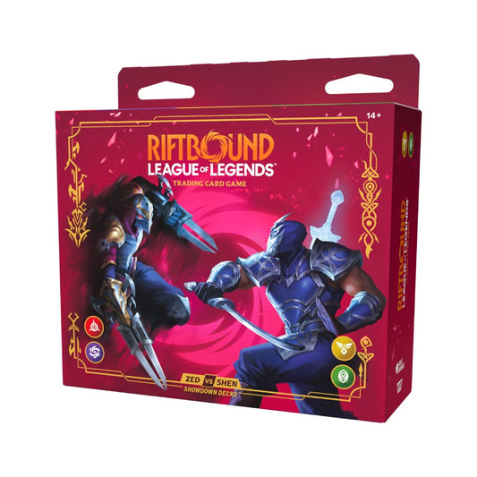 Riftbound: Vendetta – Zed vs Shen Showdown Deck – one retail deck product