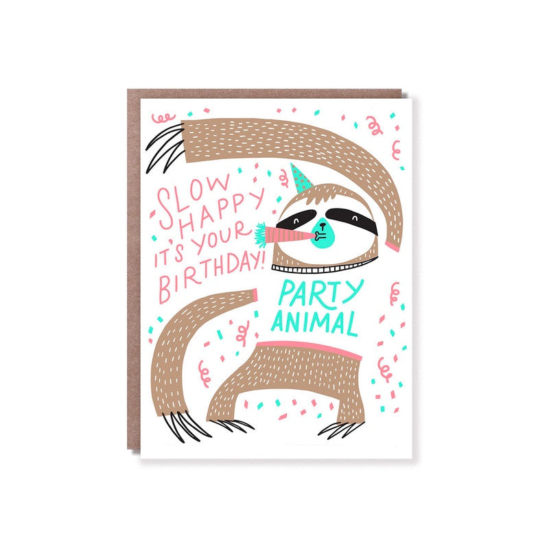 Slow Birthday Card