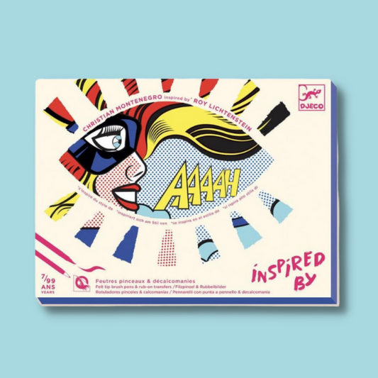 Inspired By Superheroes | Roy Lichenstein Pop Art Kit
