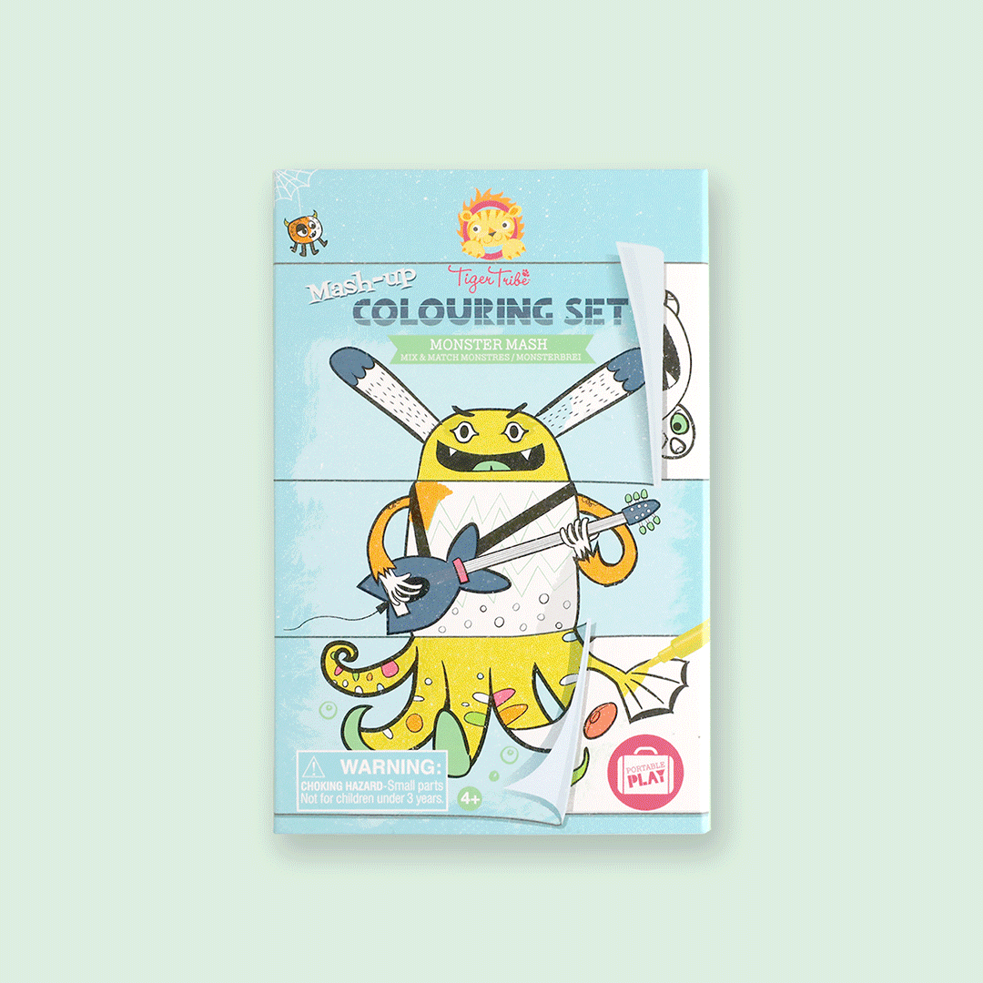 Mash Up Colouring Set - Monsters