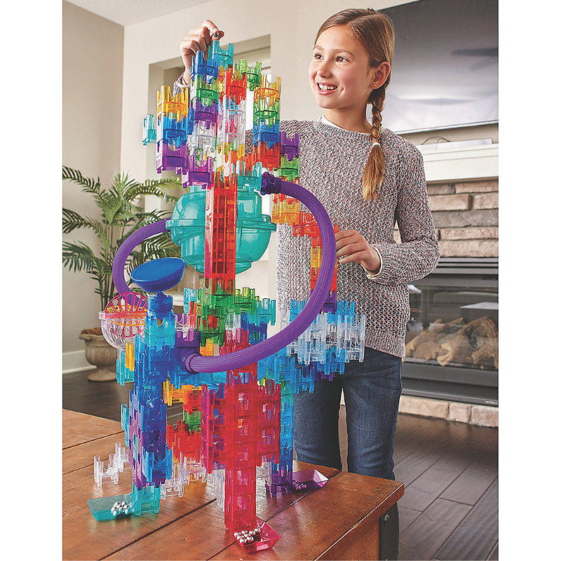 Q-Ba-Maze 2.0 | Ultimate Stunt Builder Marble Run Set