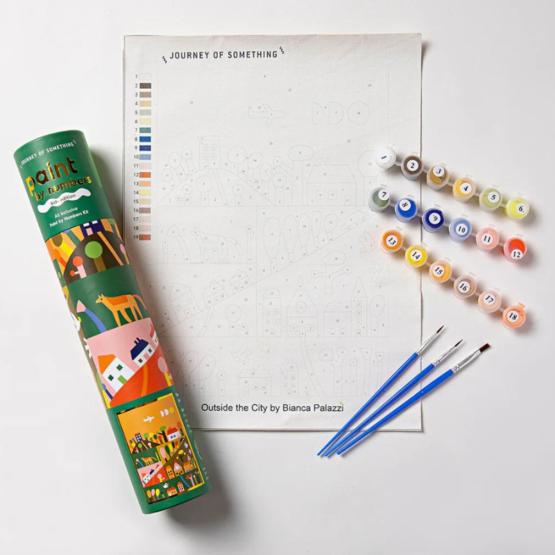 Kids Paint By Numbers Kit | Outside the City