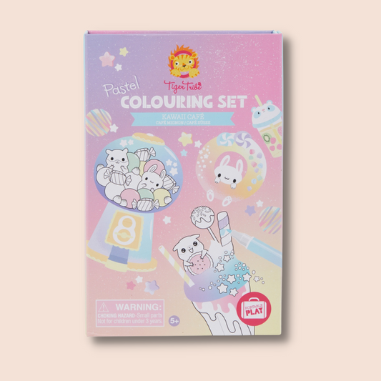 Pastel Colouring Set - Kawaii Cafe