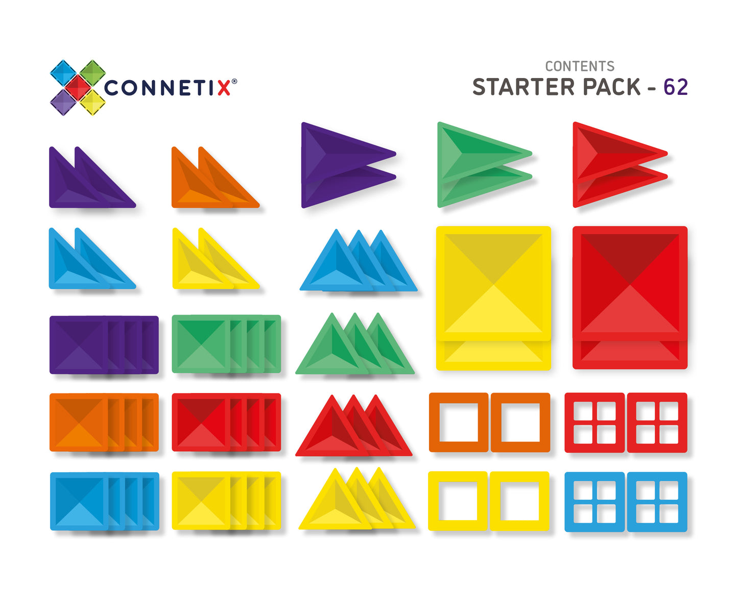 Connetix Starter Pack (60 Piece)