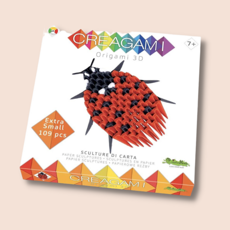 Creagami 3D Origami | Ladybug (109 Pieces)