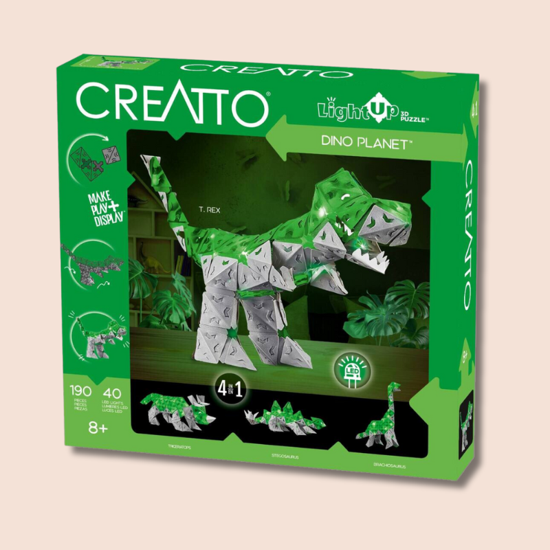 Creatto 3D Light-Up Puzzle | Dino Planet