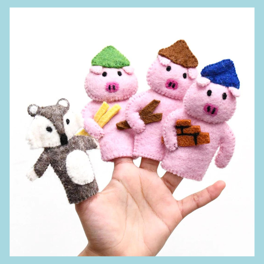 Finger Puppets | The Three Little Pigs