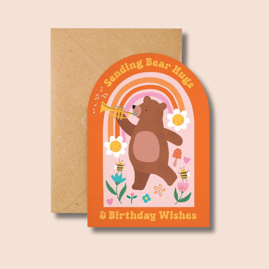 Bear Hugs Birthday Card