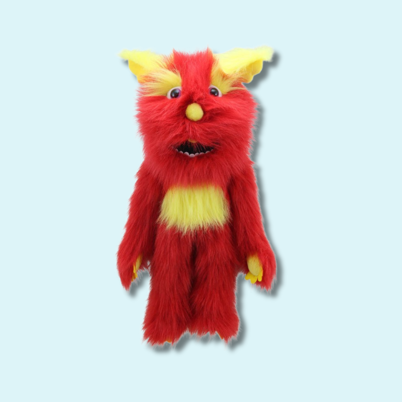 Hand Puppet | Bruno The Red Monster