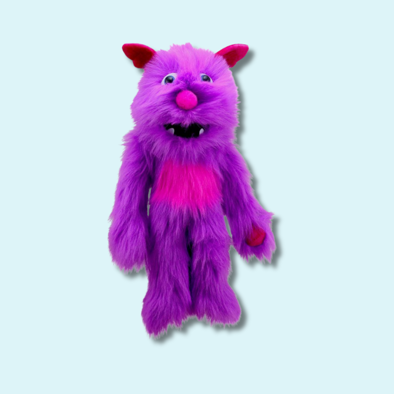 Hand Puppet | Lucky The Purple Monster