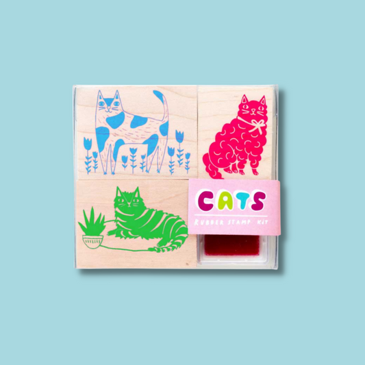 Rubber Stamp Set | Kitty Cat