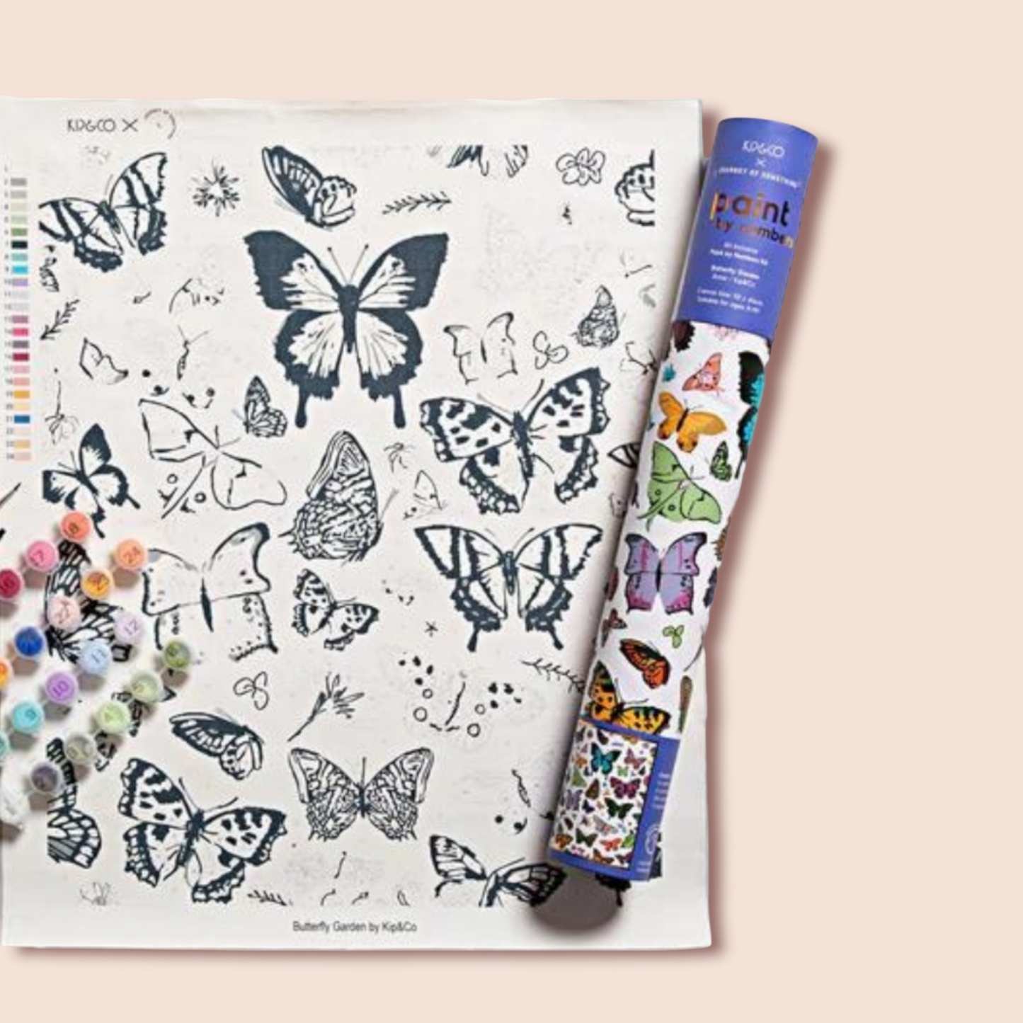 Paint By Numbers Kit | Butterfly Garden