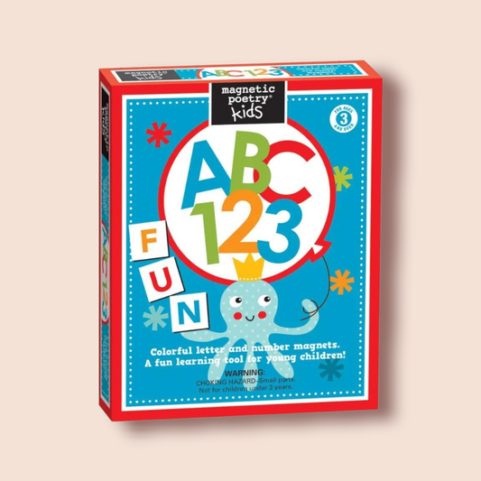 ABC 123 Magnetic Word Tiles