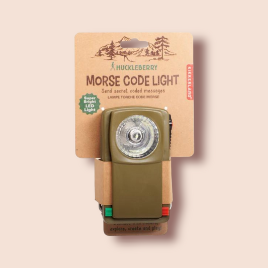 Huckleberry Morse Code Flashlight