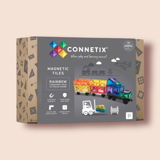 Connetix Rainbow Transport Pack (50 Piece)