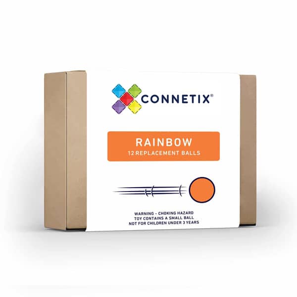 Connetix Replacement Ball Pack - Rainbow (12 Pieces)
