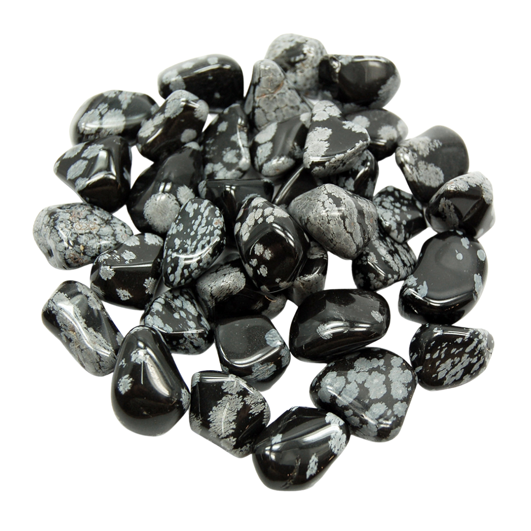 Snowflake Obsidian Tumbled Gemstone