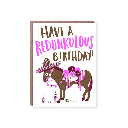 Redonkulous Birthday Card
