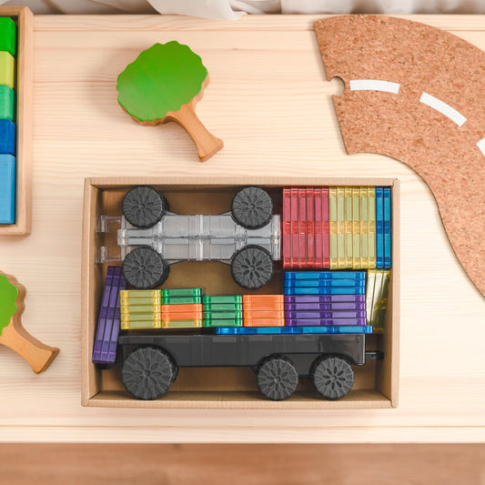 Connetix Rainbow Transport Pack (50 Piece)