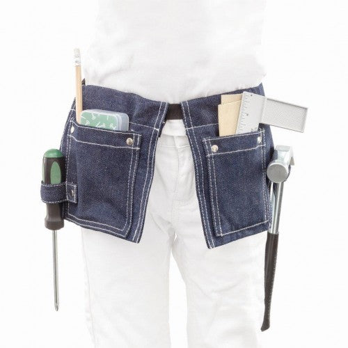 Denim Tool Belt with Tools